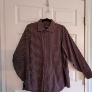 Donald J. Trump Signature Collection Men's Tailored Shirt, 17 1/2